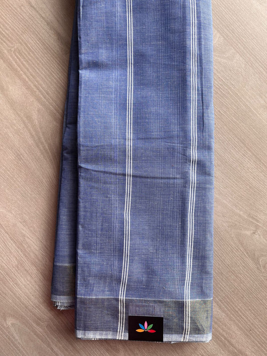 Striped Cotton Saree - 27107