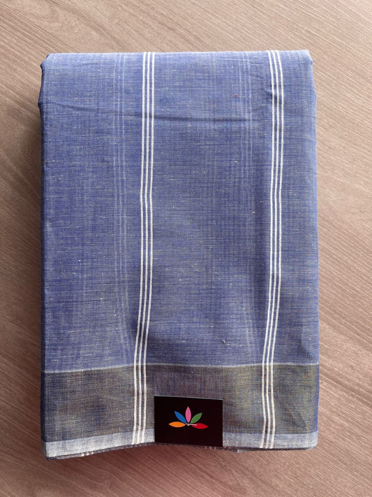 Striped Cotton Saree - 27107