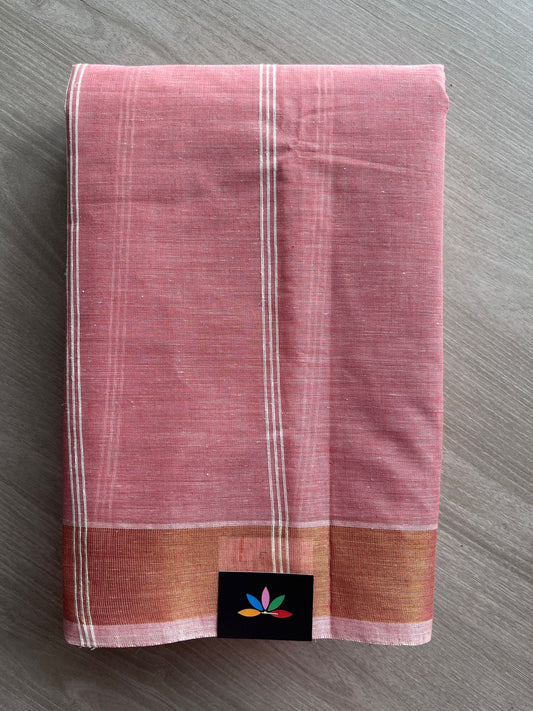 Striped Cotton Saree - 27108