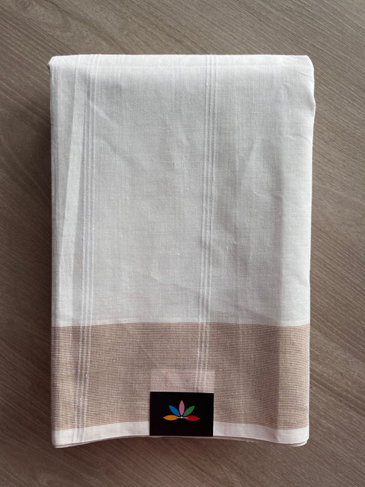 Striped Cotton Saree - 27109