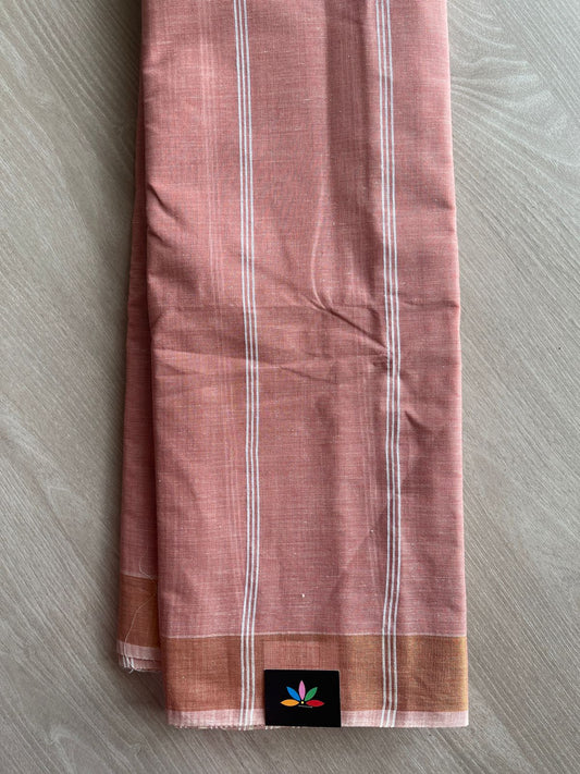 Striped Cotton Saree - 27111