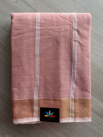 Striped Cotton Saree - 27111
