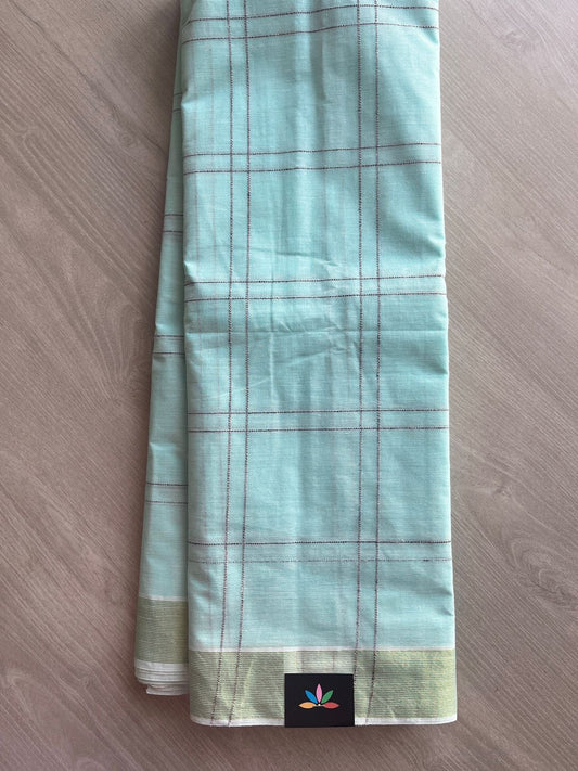 Striped Cotton Saree - 27120