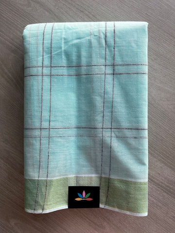 Striped Cotton Saree - 27120