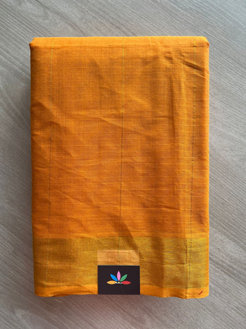 Simple Striped Pallu Cotton Saree -27131