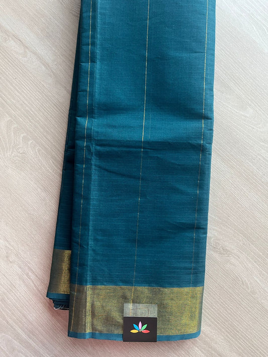 Simple Striped Pallu Cotton Saree -27135