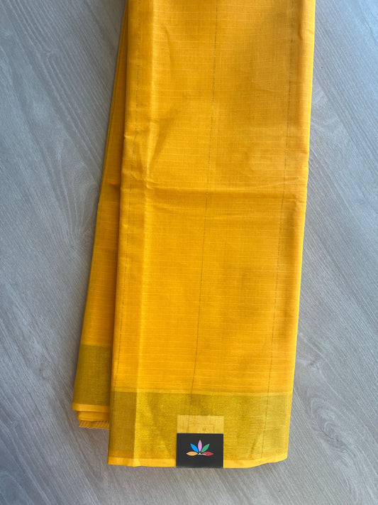 Simple Striped Pallu Cotton Saree -27137