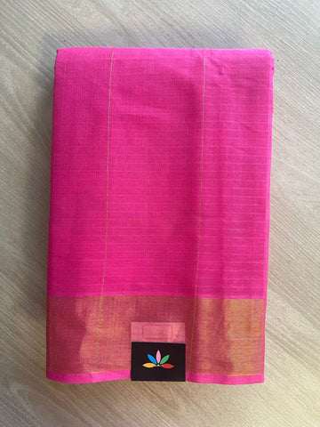 Simple Striped Pallu Cotton Saree -27138