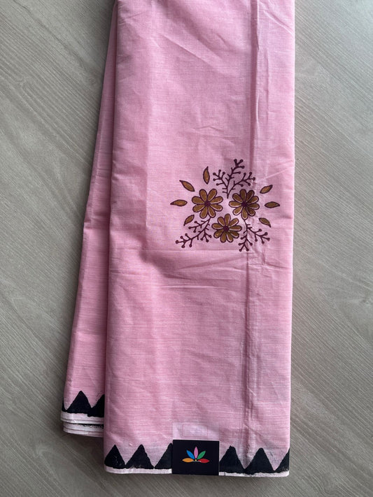 Simple Printed Cotton Saree -27148