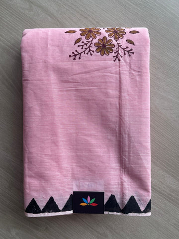 Simple Printed Cotton Saree -27148