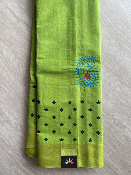 Printed Cotton Saree -27153