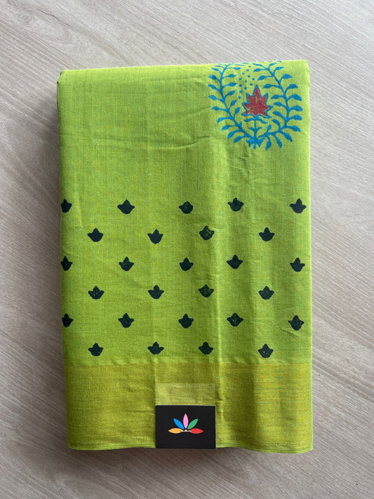 Printed Cotton Saree -27153