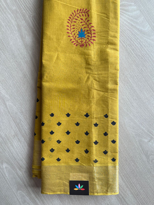 Printed Cotton Saree -27154