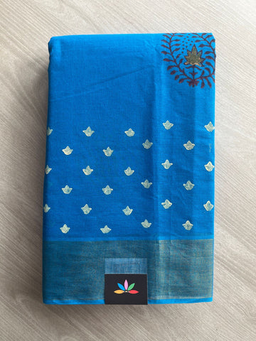 Printed Cotton Saree -27159