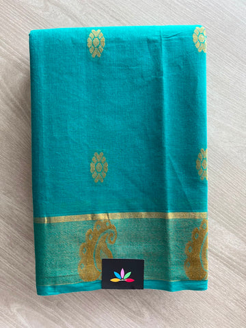 Woven Butta Cotton Saree - 33549