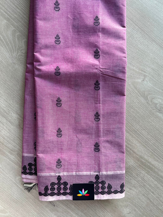 Woven Butta Cotton Saree - 33568