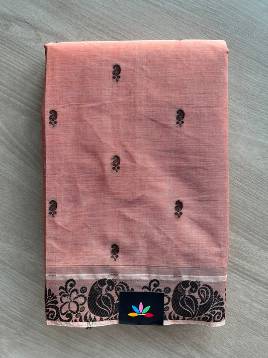 Woven Butta Cotton Saree - 33569