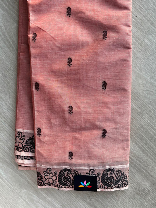 Woven Butta Cotton Saree - 33569