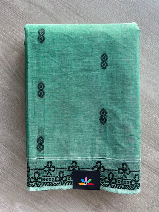 Woven Butta Cotton Saree - 33571