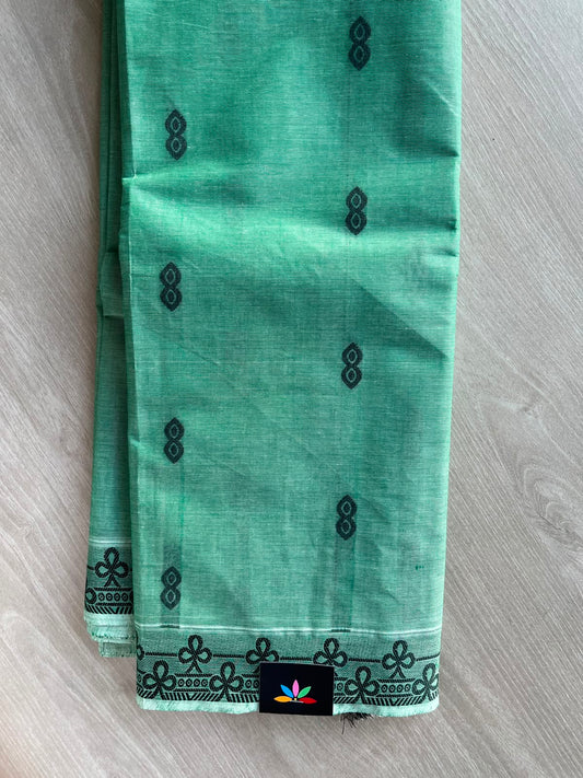 Woven Butta Cotton Saree - 33571
