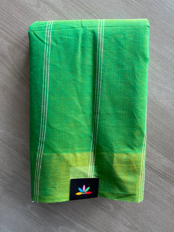 Simple Striped Cotton Saree - 35237