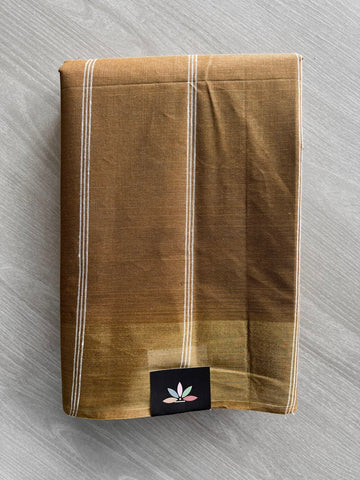 Simple Striped Cotton Saree - 35239