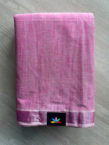 Simple Border Cotton Saree - 35241