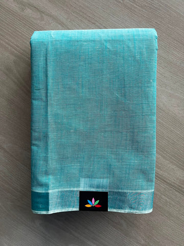 Simple Border Cotton Saree - 35247