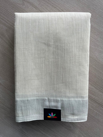 Simple Border Cotton Saree - 35248