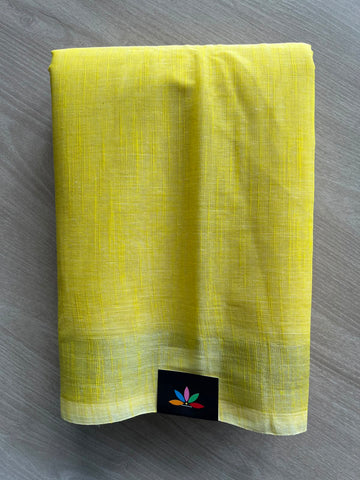 Simple Border Cotton Saree - 35249