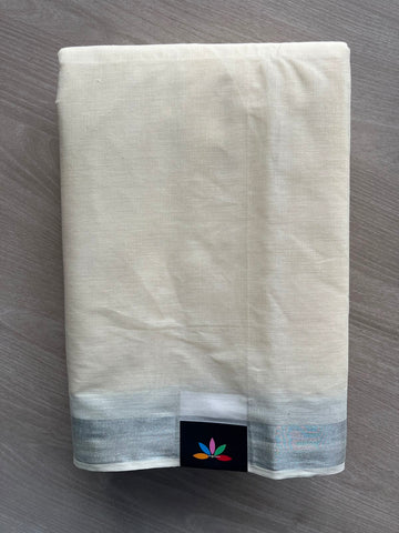 Simple Border Cotton Saree - 35250