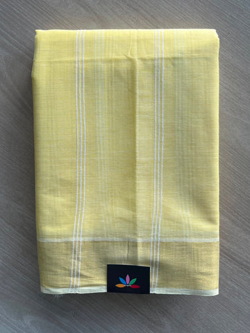 Simple Striped Cotton Saree - 35288