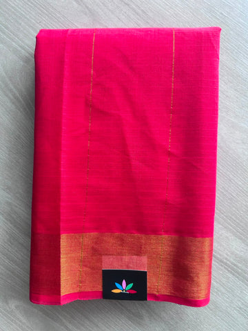 Zari Striped Cotton Saree - 35311