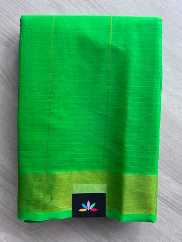 Zari Striped Cotton Saree - 35316
