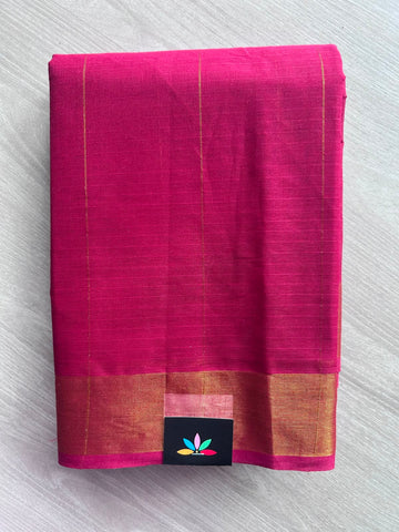Zari Striped Cotton Saree - 35322