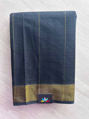 Zari Striped Cotton Saree - 35323
