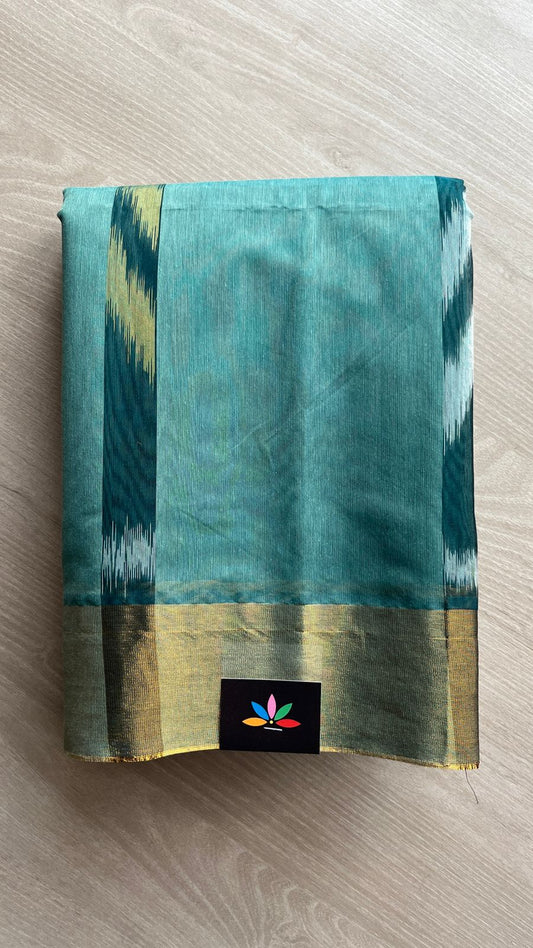 Ikkat Pallu Cotton Silk Saree -25374