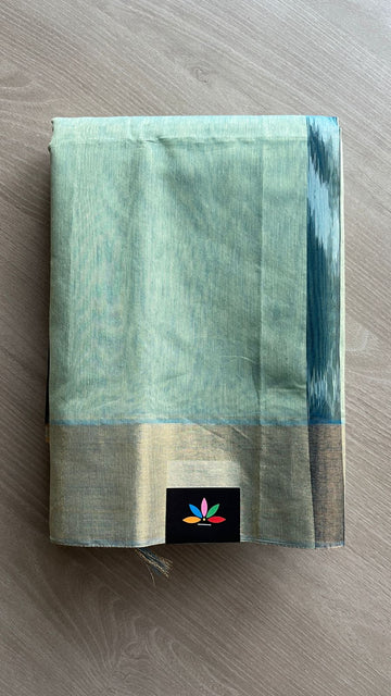 Ikkat Pallu Cotton Silk Saree -25376