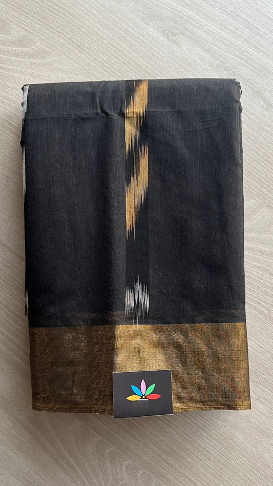 Ikkat Pallu Cotton Silk Saree -25377