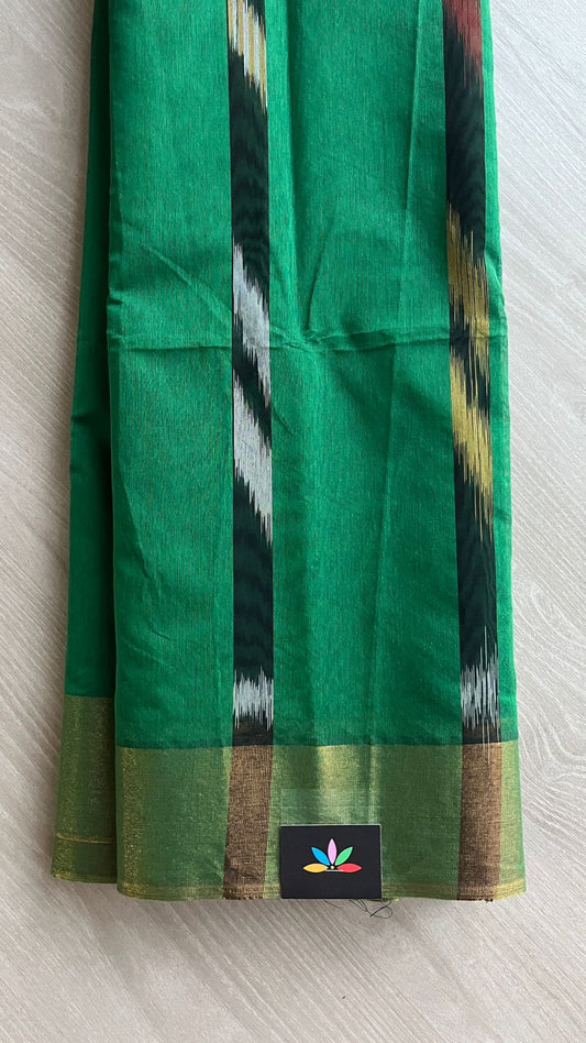 Ikkat Pallu Cotton Silk Saree -25373