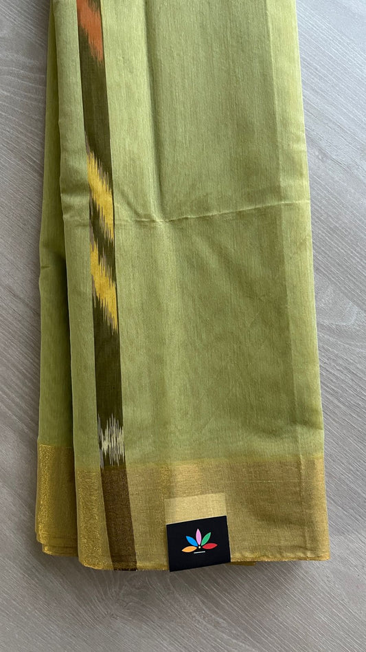 Ikkat Pallu Cotton Silk Saree -25381