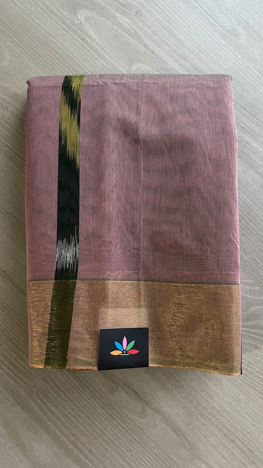 Ikkat Pallu Cotton Silk Saree -25382