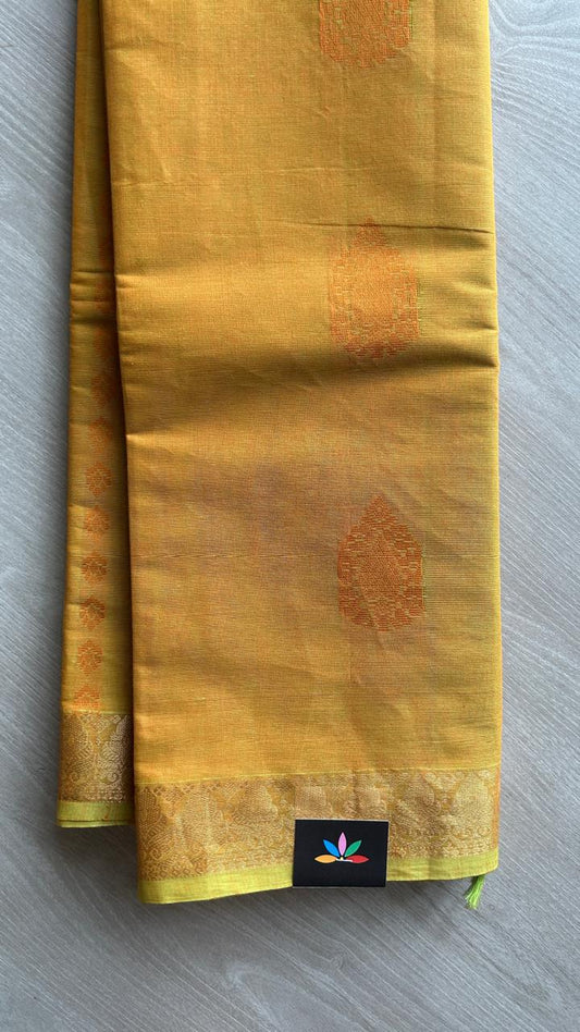 The Heritage Edit – Woven Butta Cotton Saree -25386