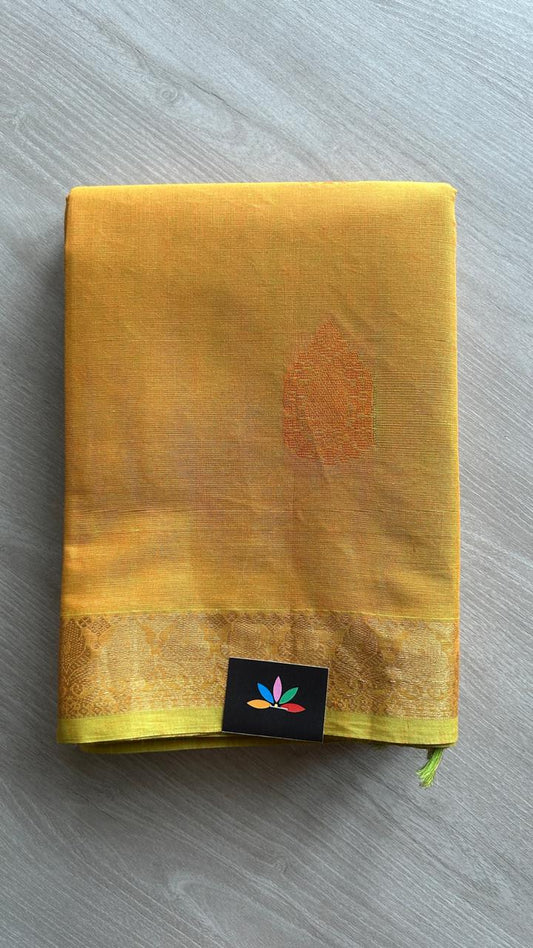 The Heritage Edit – Woven Butta Cotton Saree -25386