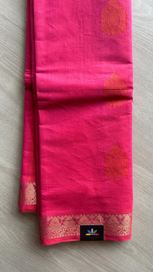 The Heritage Edit – Woven Butta Cotton Saree -25387