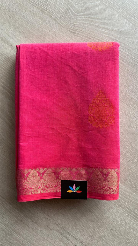 The Heritage Edit – Woven Butta Cotton Saree -25387