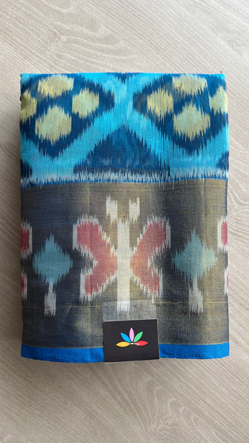 Varnikaa - All Over Ikkat Silk Cotton Saree -25392-25393