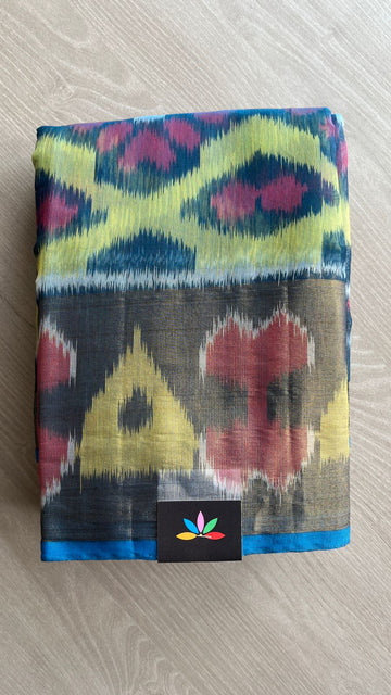 Varnikaa - All Over Ikkat Silk Cotton Saree -25395