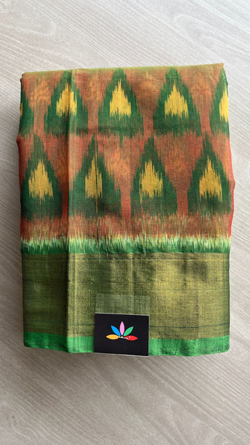 Varnikaa - All Over Ikkat Silk Cotton Saree -25396