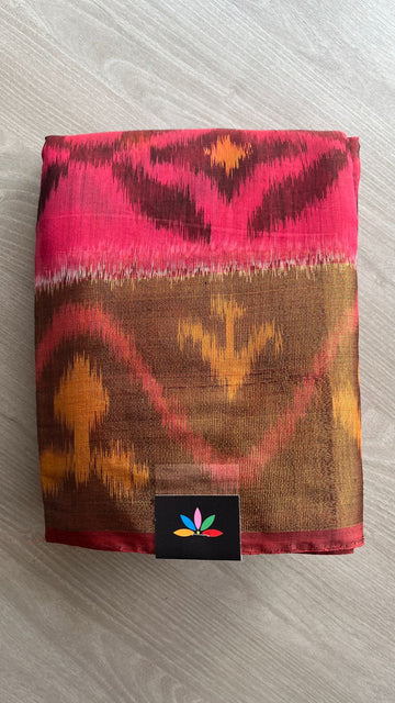 Varnikaa - All Over Ikkat Silk Cotton Saree -25397